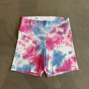 Beach Riot Tie-Dye biker shorts